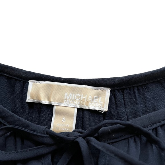 Navy Blue Michael Kors Blouse - Picture 2 of 7
